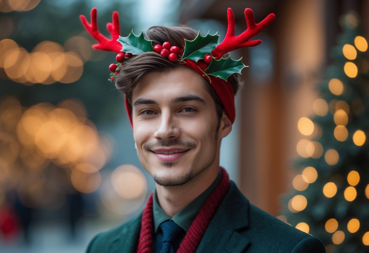 Sådan matcher du din julehårbøjle med stilfuld beklædning til mænd